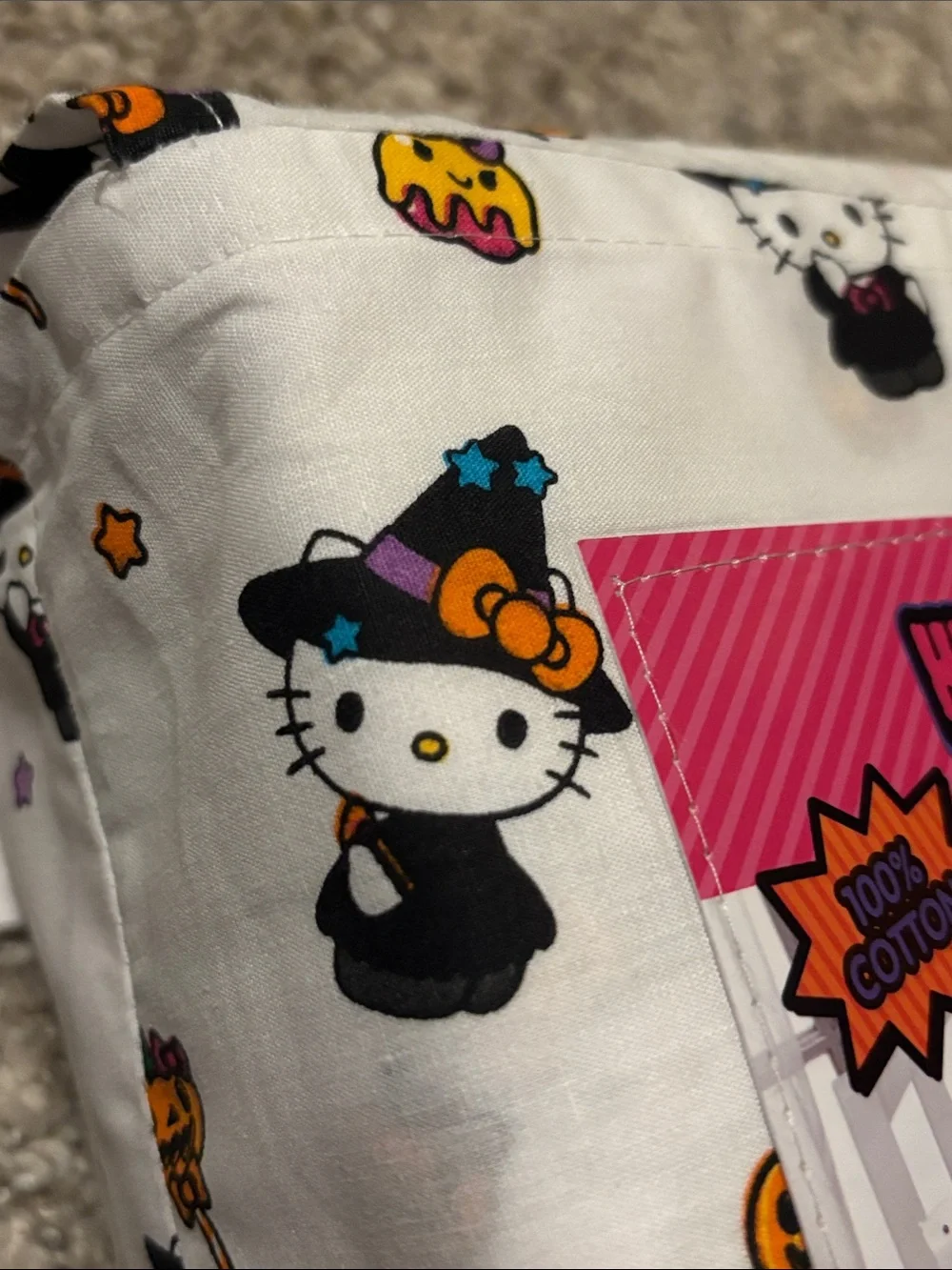 NWT Hello Kitty Halloween Witch Queen Sheet Set